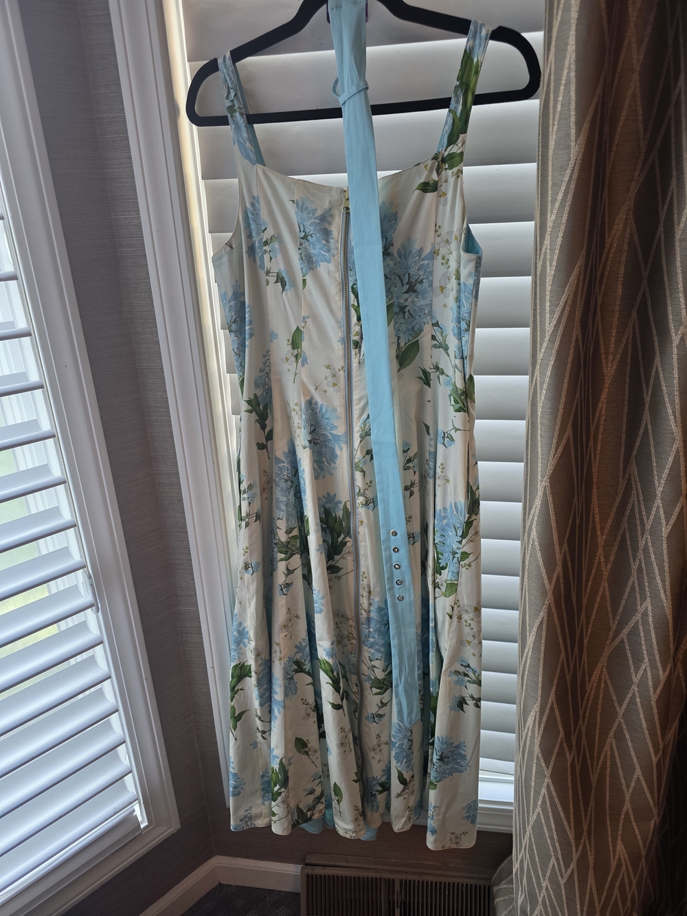 Mestiza Light Blue Floral Midi Sundress - Picture 2 of 4